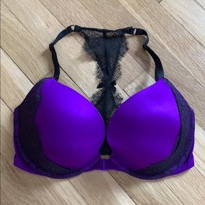 Racerback push-up bra